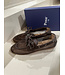 Posa Boat Loafer Mesh Leather Dark Brown