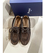 Posa Boat Loafer Mesh Leather Dark Brown
