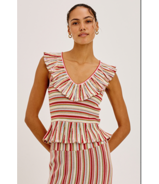 Rails Carmelita Havana Stripe Top
