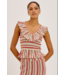 Rails Carmelita Havana Stripe Top