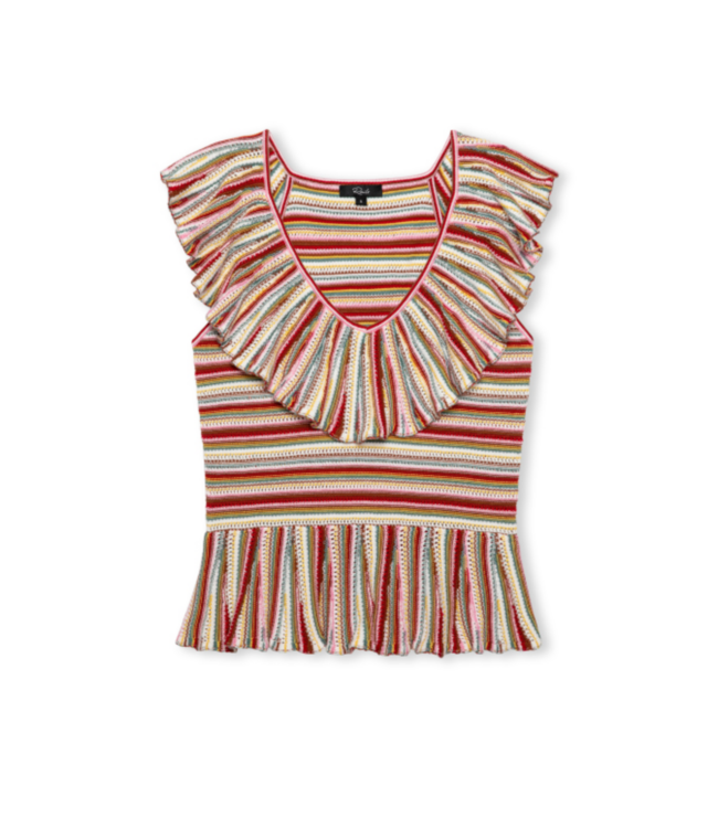 Rails Carmelita Havana Stripe Top