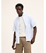 The GoodPeople Santi short sleeve stripe shirt white blue