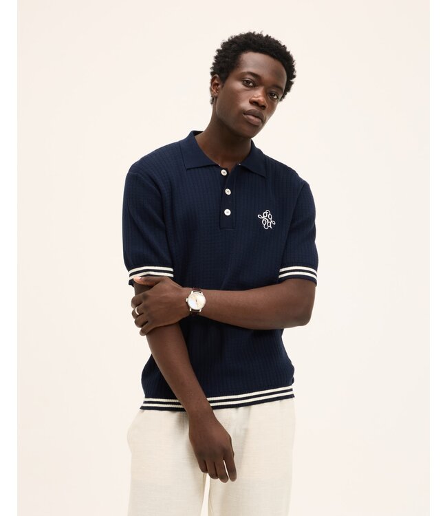The GoodPeople Pioneer Polo navy