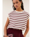 By Bar Tobi  Top Grain White Stripe