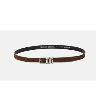 Closed belt Mahogany Brown