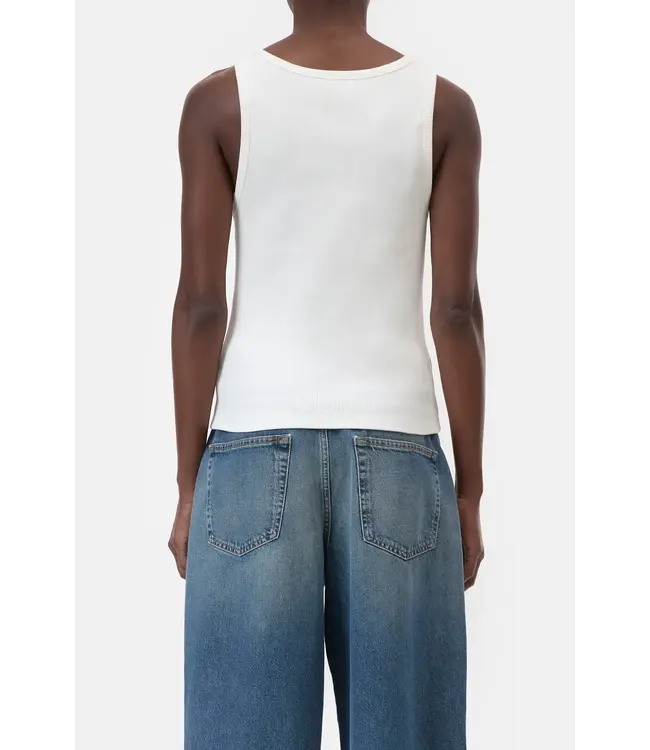 Closed Tank Top Ivory
