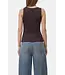 Closed Tank Top Mahagony Brown