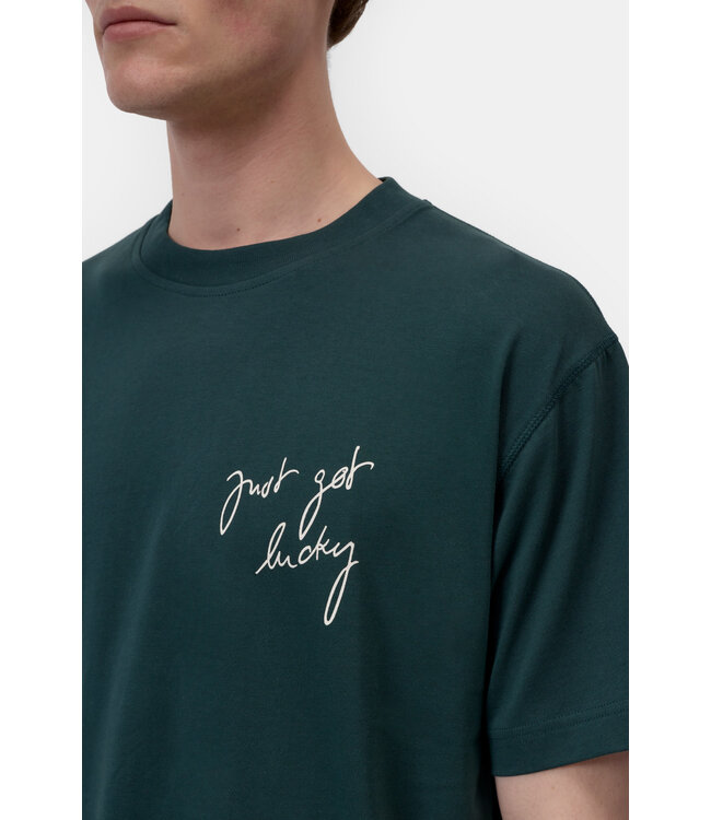 Closed Just get lucky t-shirt shadow green.