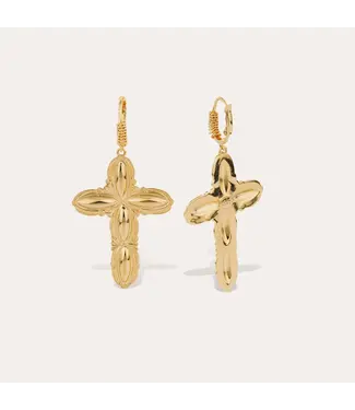 Gas Bijoux Copy of Atik mini hoop earrings gold