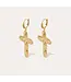 Gas Bijoux Toa Pax cross earrings