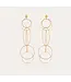 Gas Bijoux A torsade earrings multi ring
