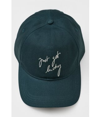 Closed Just get lucky cap shadow green