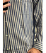 Closed stripe shirt button down cotton
