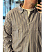 Closed stripe shirt button down cotton