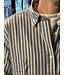 Closed stripe shirt button down cotton