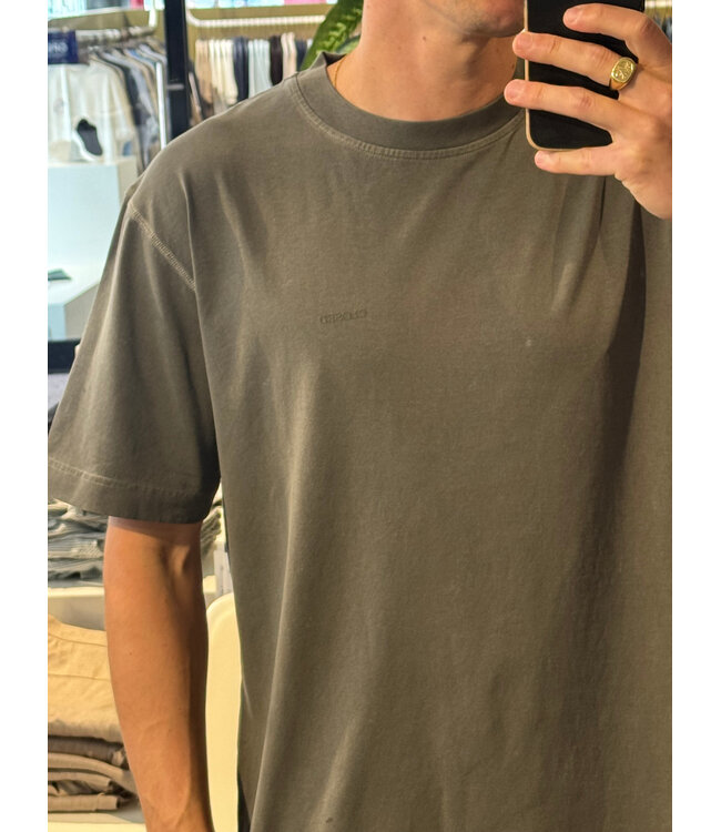 Closed Logo t-shirt washed green 609