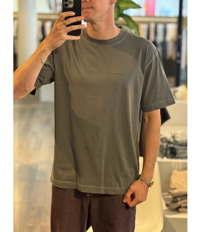Closed Logo t-shirt washed green 609