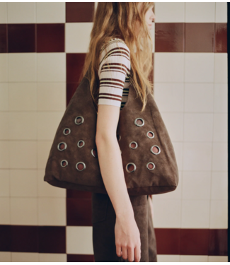 Baum und Pferdgarten Kloe bag coffe bean brown rings
