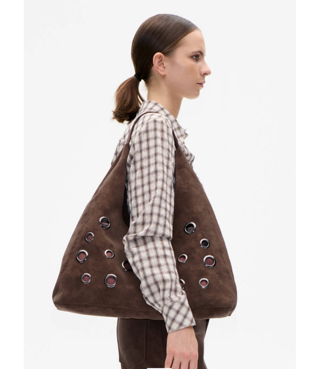 Baum und Pferdgarten Kloe bag coffe bean brown rings