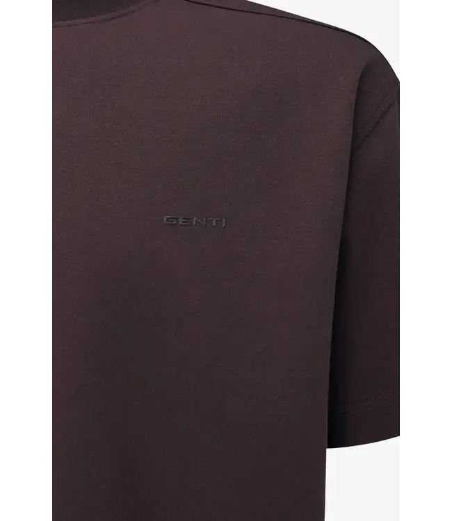 Genti Essential t-shirt bordeaux