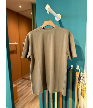 Genti Essential t-shirt donker groen