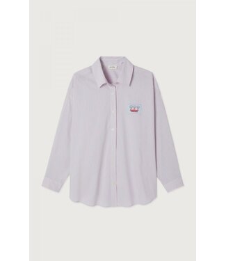 American Vintage Soabird shirt pink stripe