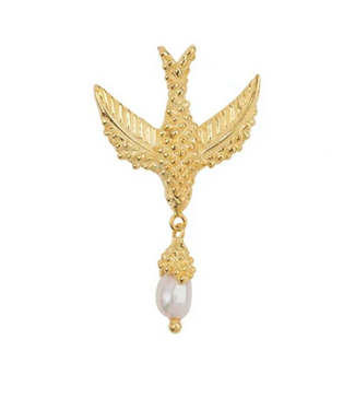 Betty Bogaers Copy of Mini Bird Stud Earing Gold