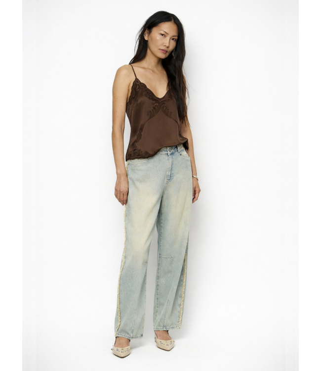 Dante 6 linge Lace Camisole Top chocolate brown