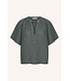 By Bar Vina Linen Blouse charcoal