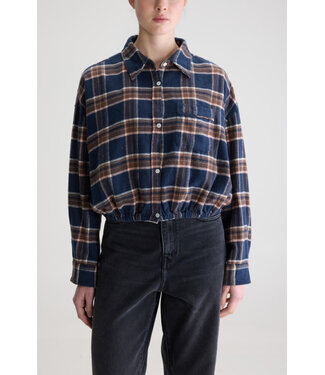 Bellerose Gemma Blouse Check P blue brown