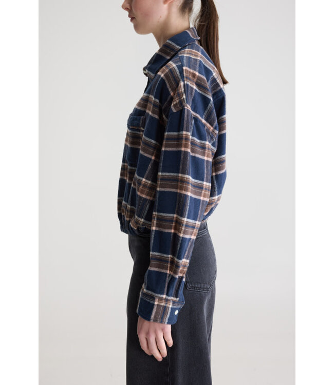 Bellerose Gemma Blouse Check P blue brown