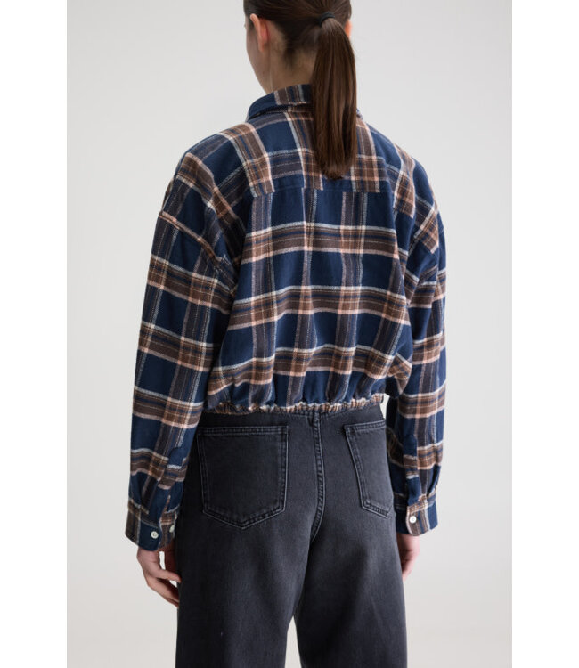 Bellerose Gemma Blouse Check P blue brown
