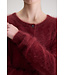 Bellerose Dataire grenat  knitted cardigan