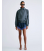 Love Stories Bennie Loose Silk Shorts Dark blue
