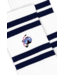 A-dam Crew socks white navy snorkel
