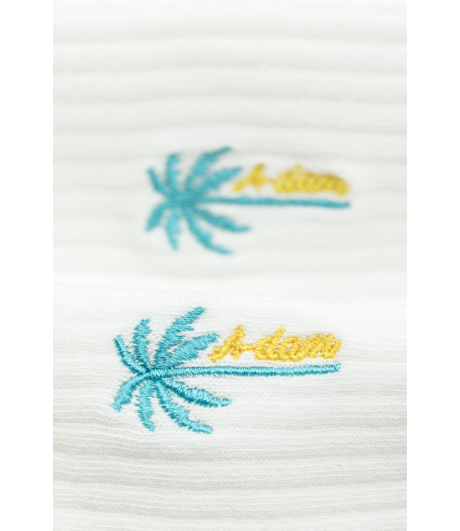 A-dam Copy of Crew socks white navy snorkel