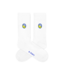 A-dam Crew Socks White Banana Sticker