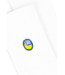 A-dam Crew Socks White Banana Sticker