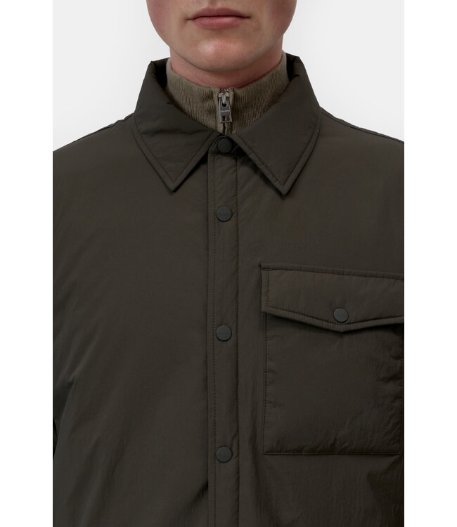 Closed Lightweight shirt jacket dark olive green