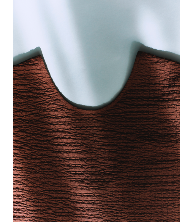 Dante 6 vanel back detailed top chocolate brown