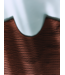 Dante 6 vanel back detailed top chocolate brown
