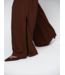 Dante 6 Nasko silt detail wide pants choclate brown