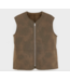 Bellerose Elinor Shearling Sleeveless Jacket Mocca