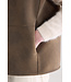 Bellerose Elinor Shearling Sleeveless Jacket Mocca