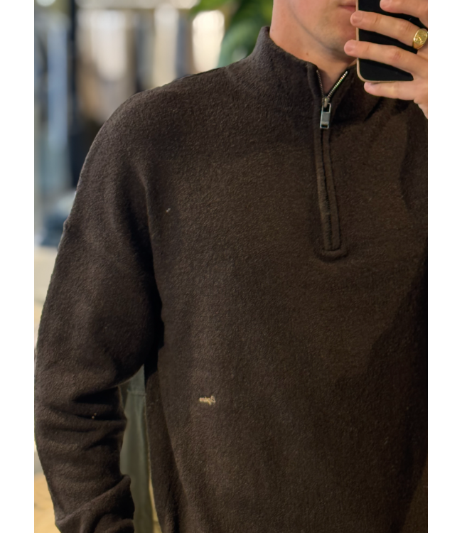 Drykorn Benedio Zip Sweater 1116 brown
