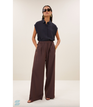 By Bar Celin Tan Stripe Pants