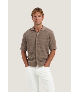 Dstrezzed Joey shortsleeve cardigan walnut