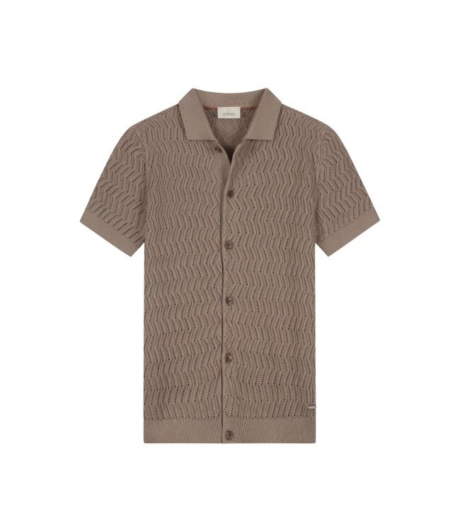 Dstrezzed Joey shortsleeve cardigan walnut