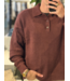 Drykorn Bekket Polo sweater 5105 maroon