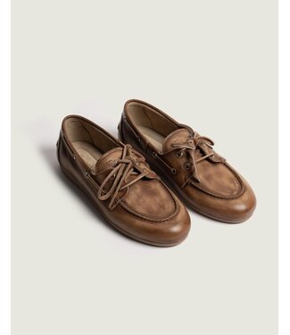 Posa Boat Loafer leather Brown